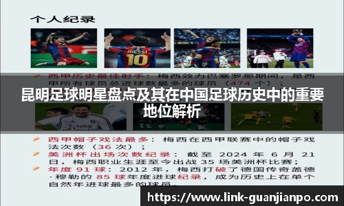 昆明足球明星盘点及其在中国足球历史中的重要地位解析